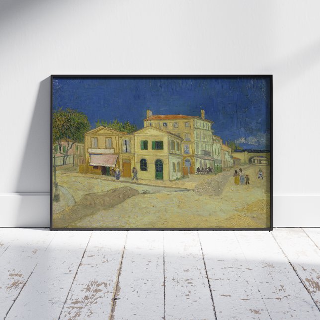 Poster Vincent Van Gogh, A Casa Amarela, A Rua (Criador carregado)