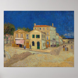 Poster Vincent van Gogh - A Casa Amarela / A Rua