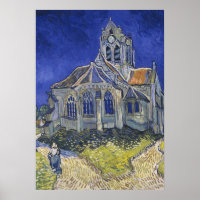 VINCENT VAN GOGH - A igreja em Auvers 1890