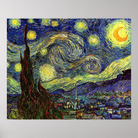 Vincent Van Gogh A Noite Estrelada 1889 Saint-Rémy