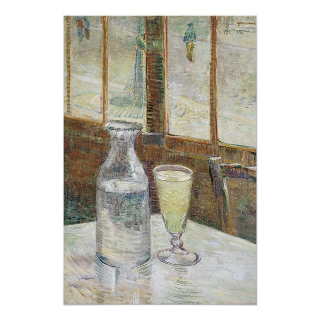 Póster Vincent van Gogh Absinthe, famoso quadro (Frente)