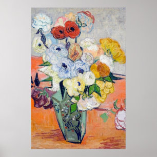 Poster Vincent Van Gogh - Ainda Com Vida - Vase Japonês