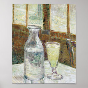 Póster Vincent Van Gogh ainda vive com a Absinthe Fine Ar