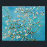 Póster Vincent van Gogh - Almond Blossom<br><div class="desc">Flor de amêndoa / Ramificações com Flor de Amêndoa - Vincent van Gogh,  Oil on Canvas,  1890</div>