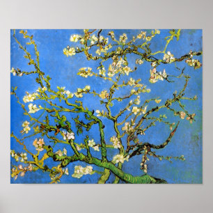Poster Vincent Van Gogh - Amendoeira em Flor Arte Refinad