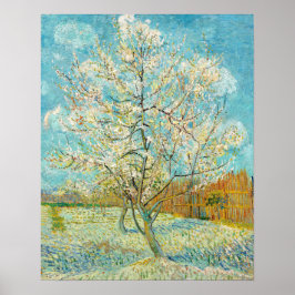 Poster Vincent van Gogh - Árvore Pêssega Rosa em Flor