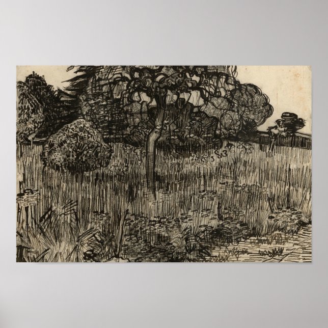 Poster Vincent van Gogh - Árvore Respiradora (Frente)