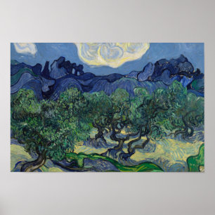 Póster Vincent van Gogh - As Oliveiras