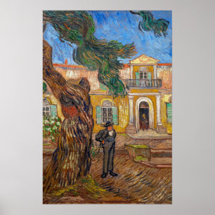 Poster Vincent Van Gogh - Asilo de Santo-Paul em Santo-Re