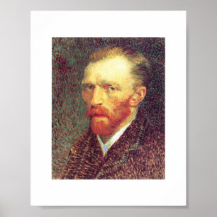 Póster Vincent van Gogh - Auto-retrato 1887