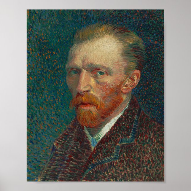 Poster Vincent van Gogh - Autorretrato (Frente)