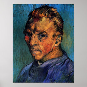 Poster Vincent van Gogh autorretrato sem barba