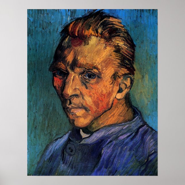 Poster Vincent van Gogh autorretrato sem barba (Frente)