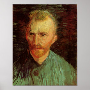 Póster Vincent van Gogh autorretrato, Vintage Fine Art