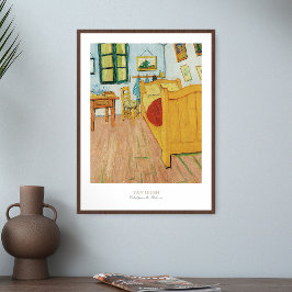 Poster Vincent Van Gogh Bedroom Arles 1888 Art Exhibition