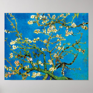 Poster Vincent Van Gogh - Blossoming Almond Tree Fine Art