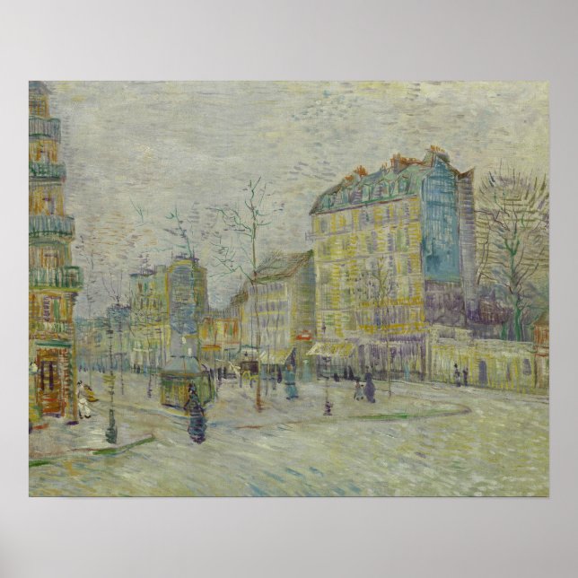 Póster Vincent van Gogh - Boulevard de Clichy (Frente)