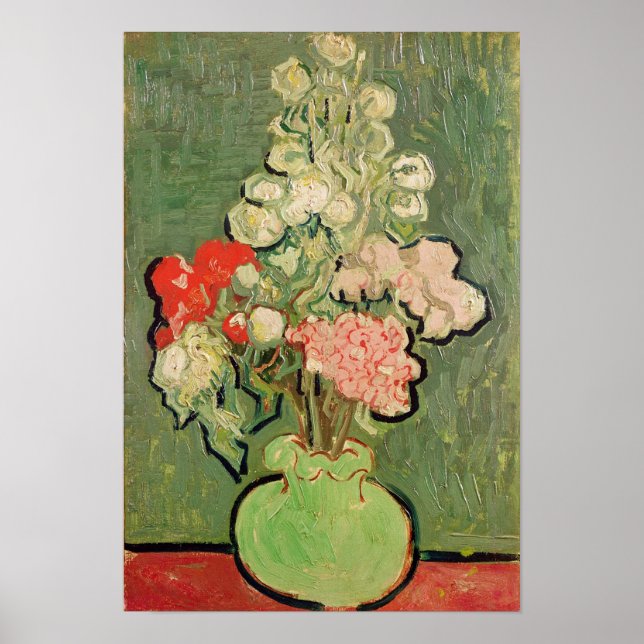 Póster Vincent van Gogh | Buquê de flores, 1890 (Frente)