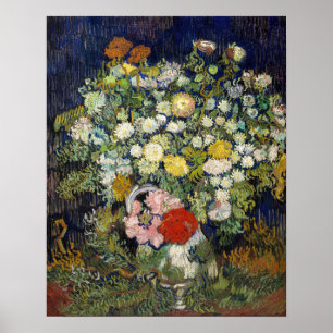 Poster Vincent van Gogh - Buquê de Flores em um Vase