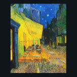 Poster Vincent Van Gogh Cafe Terrace À Noite Em Belas Art<br><div class="desc">Vincent Van Gogh Cafe Terrace À Noite Na Poster De Arte Bela</div>