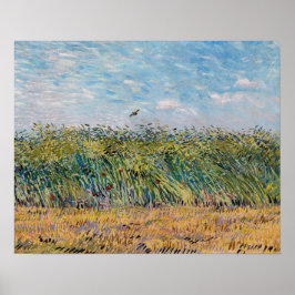 Poster Vincent van Gogh - Campo de Trigo com uma Cotovia