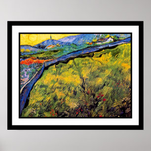 Póster Vincent Van Gogh - Campo De Trigo Primavera