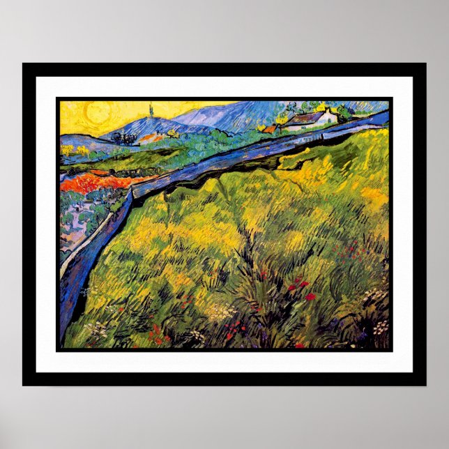 Póster Vincent Van Gogh - Campo De Trigo Primavera (Frente)