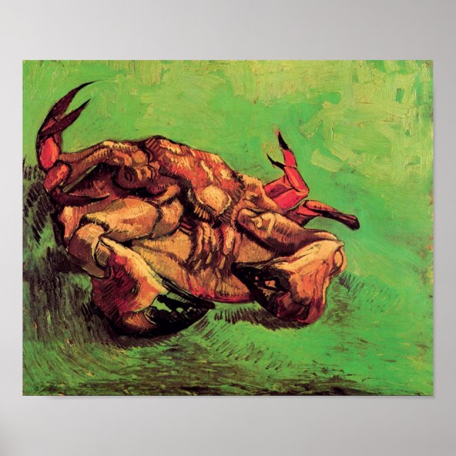 Poster Vincent Van Gogh - Caranguejo Nas Costas De Sua Be (Frente)