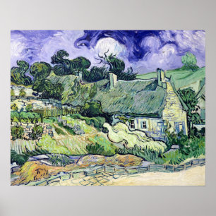 Póster Vincent van Gogh   Cascas de Cordeville