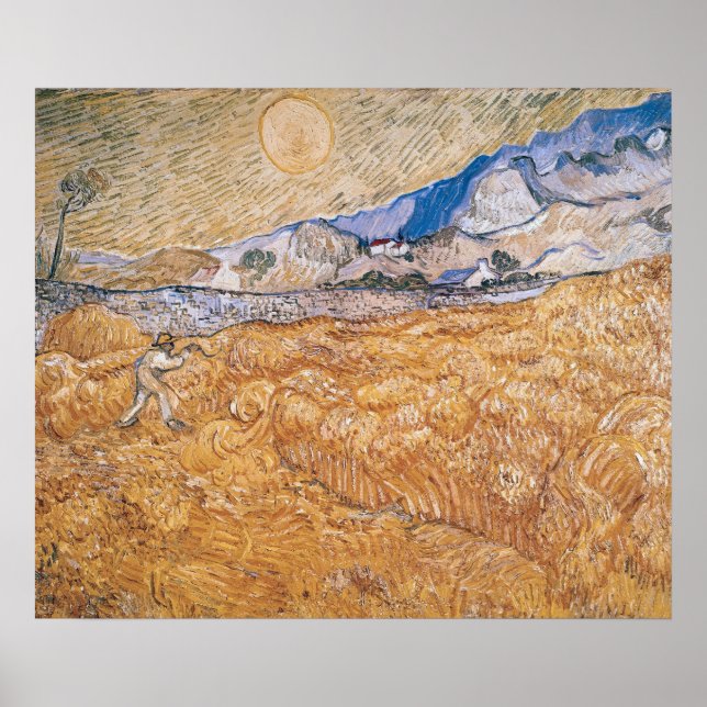 Poster Vincent van Gogh | Colheita (Frente)