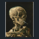 Poster Vincent Van Gogh - Crânio com Cigarro queimado<br><div class="desc">Vincent Van Gogh - Crânio com Cigarro queimado</div>