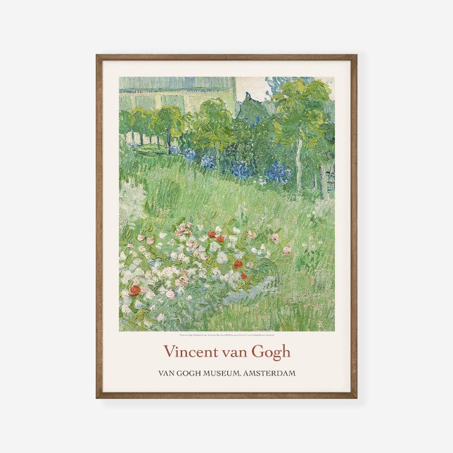 Poster Vincent Van Gogh Daubignys Garden 1890 (Criador carregado)