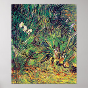 Póster Vincent Van Gogh - Duas Borboletas Brancas de Bela