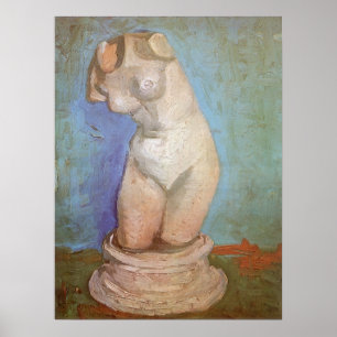 Poster Vincent van Gogh - Estátua de Gesso Torso Feminino