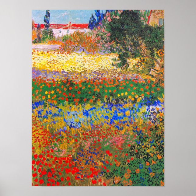 Poster Vincent Van Gogh Flor Garden (Frente)