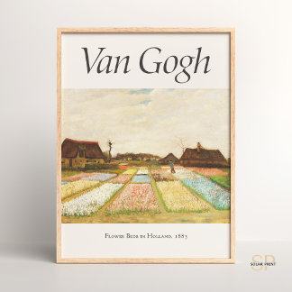 Poster Vincent van Gogh Flower Beds in Holland Art Impres