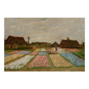 Póster Vincent van Gogh Flower Beds in Holland, c. 1883