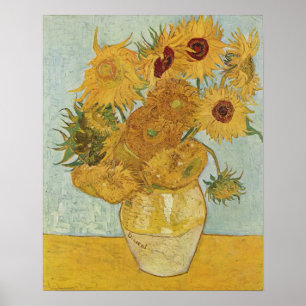 Poster Vincent Van Gogh, Girassóis