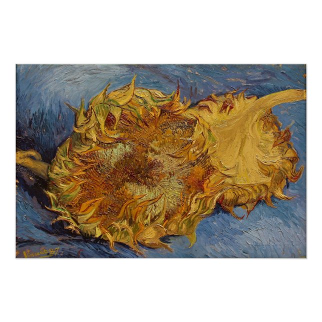 Póster Vincent van Gogh | Girassóis, 1887 (Frente)