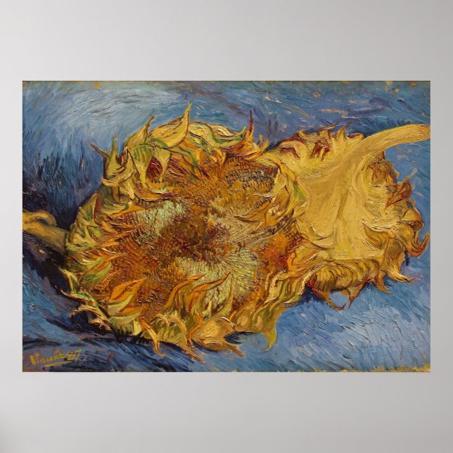 Póster Vincent van Gogh | Girassóis, 1887 (Frente)