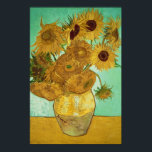 Poster Vincent van Gogh | Girassóis, 1888<br><div class="desc">Girassóis,  1888 | por Vincent van Gogh | Art Location: Neue Pinakothek,  Munique,  Alemanha | Artista neerlandês | Número de recolha de imagens: BAL20294</div>