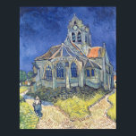 Póster Vincent van Gogh | Igreja de Auvers-sur-Oise<br><div class="desc">A Igreja em Auvers-sur-Oise,  1890 | por Vincent van Gogh | Art Location: Musee d'Orsay,  Paris,  França | Artista neerlandês | Número de recolha de imagens: XIR33823</div>