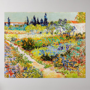 Poster Vincent van Gogh - Jardim de Arles