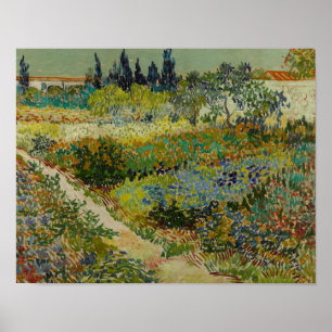 Póster Vincent van Gogh - Jardim de Arles