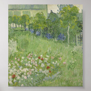 Póster Vincent van Gogh - Jardim de Daubigny