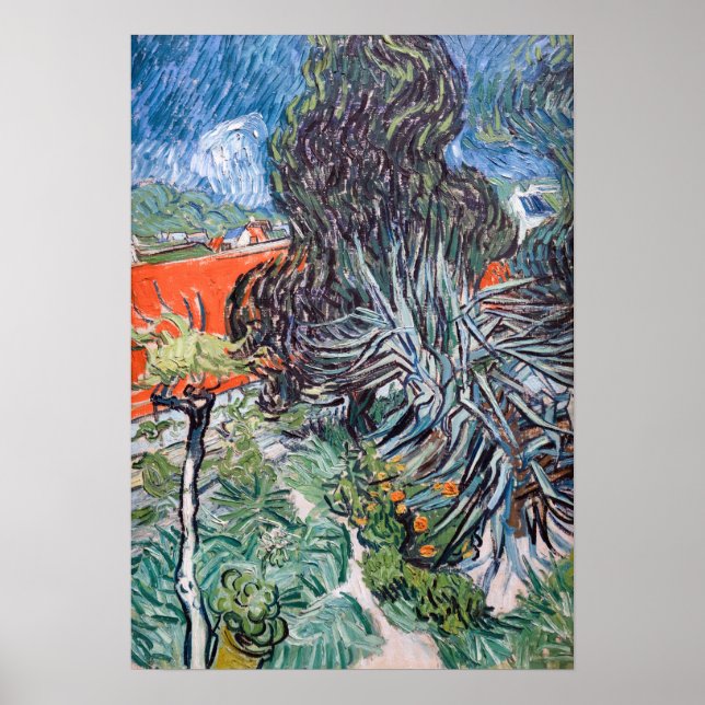 Poster Vincent van Gogh - Jardim do Doutor Gachet (Frente)