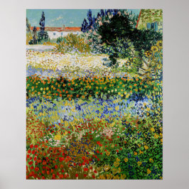Poster Vincent van Gogh - Jardim Florido