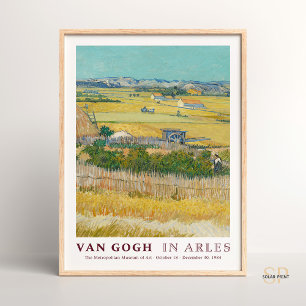 Poster Vincent van Gogh La Crau perto de Arles Art Impres
