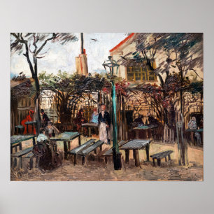 Poster Vincent Van Gogh - La Guinguette em Montmartre