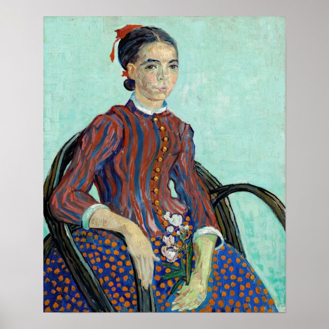 Poster Vincent van Gogh - La Mousme (Frente)